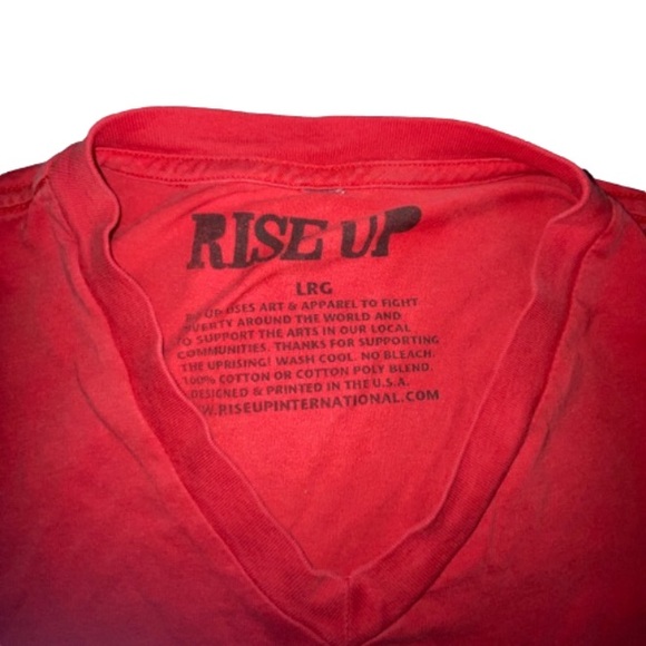 Back porch coffee roasters T-shirt by rise up - Picture 3 of 4